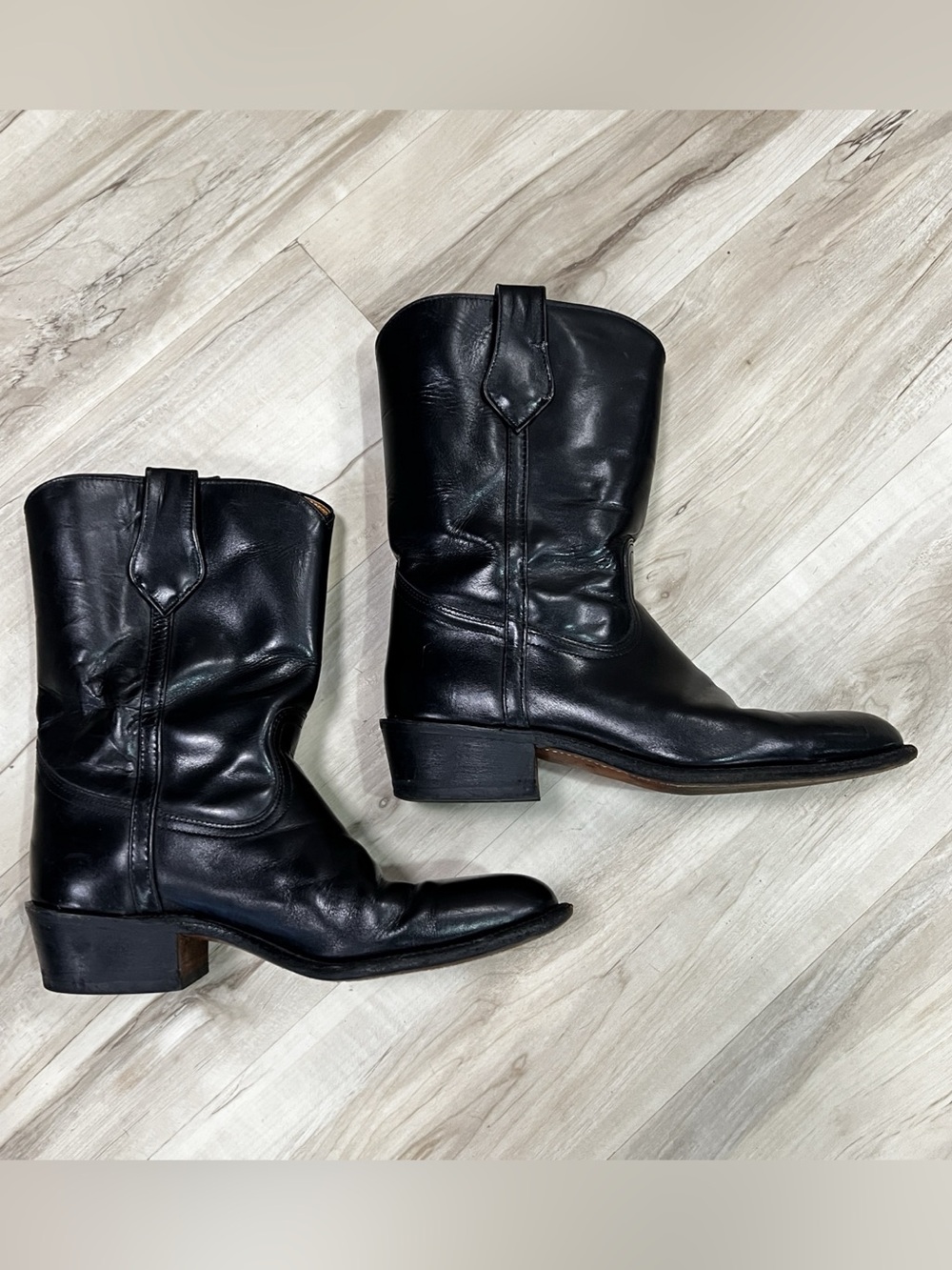 Frye Leather Western Boots US 10 D vintage